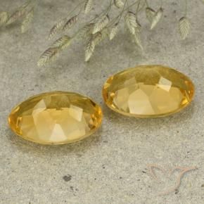 Gemme di Citrino Arancio dorato naturale da 10.84 ct, Ovale, VVS-VS