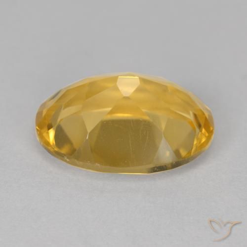 Citrino Dorato medio naturale da 5.52 ct, Ovale, VVS-VS