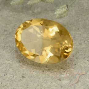 Citrino Arancio dorato naturale da 5.08 ct, Ovale, VVS-VS