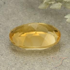 Citrino Dorato medio-chiaro naturale da 5.60 ct, Ovale, VVS-VS