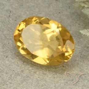Citrino Arancio dorato naturale da 4.56 ct, Ovale, VVS-VS