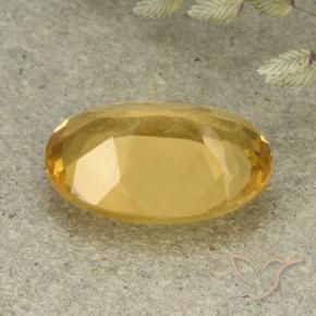 Citrino Arancio dorato naturale da 4.56 ct, Ovale, VVS-VS