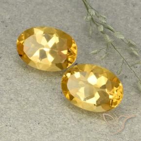 Gemme di Citrino Arancio dorato naturale da 11.52 ct, Ovale, VVS-VS