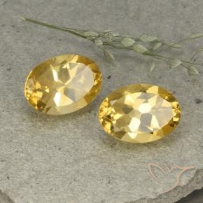 Gemme di Citrino Dorato medio naturale da 10.99 ct, Ovale, VVS-VS