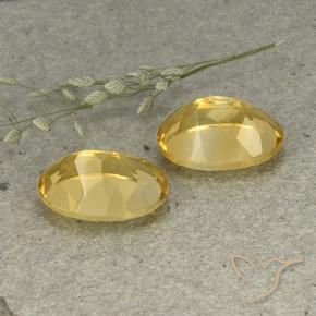 Gemme di Citrino Dorato medio naturale da 10.99 ct, Ovale, VVS-VS