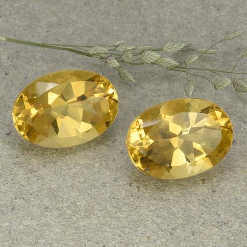 Gemme di Citrino Dorato medio naturale da 12.15 ct, Taglio ovale, VVS-VS