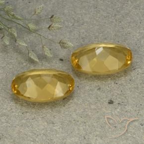 Gemme di Citrino Arancio dorato naturale da 8.36 ct, Ovale, VVS-VS