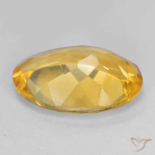 Citrino Dorato medio naturale da 4.76 ct, Ovale, VVS-VS