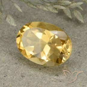 Citrino Arancio dorato naturale da 5.82 ct, Ovale, VVS-VS
