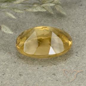 Citrino Arancio dorato naturale da 5.82 ct, Ovale, VVS-VS