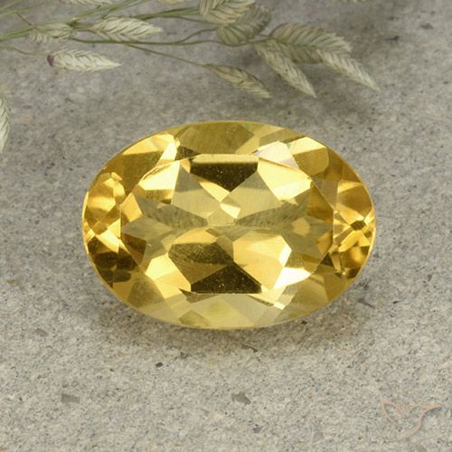 5.10ct Naturale Arancio dorato Citrino, Ovale, VVS-VS