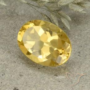 Citrino Arancio dorato naturale da 5.07 ct, Ovale, VVS-VS