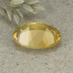 Citrino Arancio dorato naturale da 5.07 ct, Ovale, VVS-VS