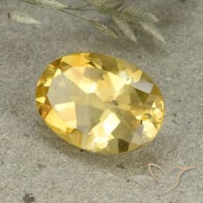 Citrino Arancio dorato naturale da 4.84 ct, Ovale, VVS-VS