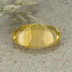 Citrino Arancio dorato naturale da 4.84 ct, Ovale, VVS-VS