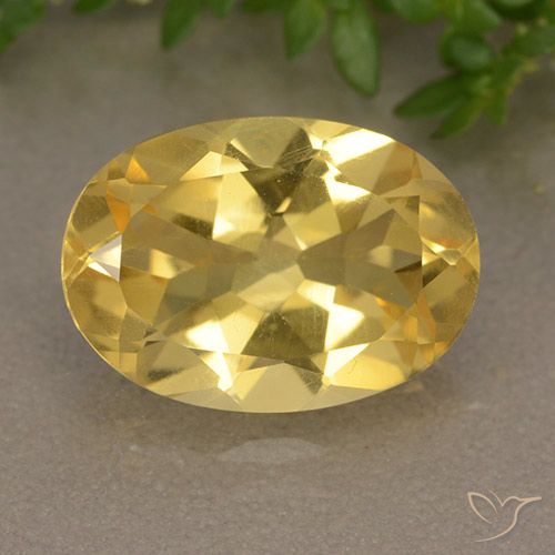 5.18ct Naturale Arancio dorato Citrino, Ovale, VVS-VS