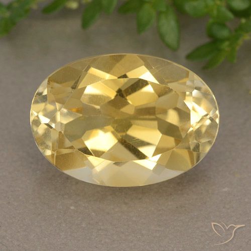 5.80ct Naturale Dorato Citrino, Ovale, VVS-VS