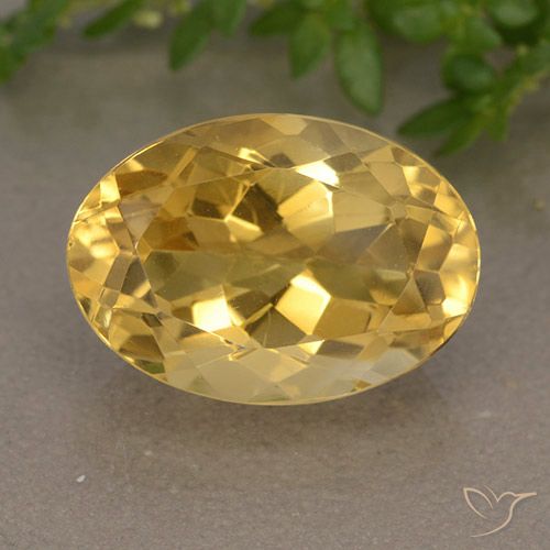 6.10ct Naturale Arancio dorato Citrino, Ovale, VVS-VS