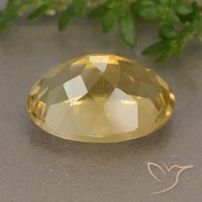 Citrino Arancio dorato naturale da 6.10 ct, Ovale, VVS-VS