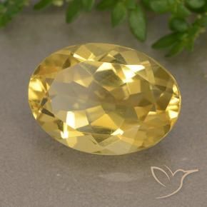 Citrino Dorato medio naturale da 5.35 ct, Ovale, VVS-VS