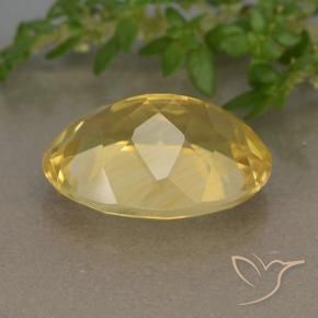 Citrino Dorato medio naturale da 5.35 ct, Ovale, VVS-VS