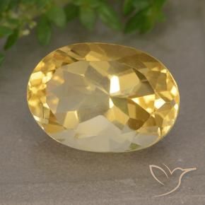 Citrino Arancio dorato naturale da 6.32 ct, Ovale, VVS-VS