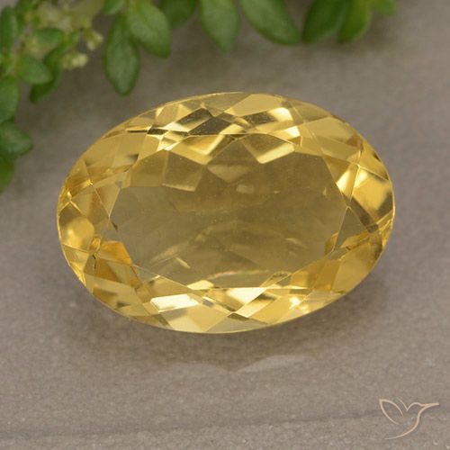 4.84ct Naturale Arancio dorato Citrino, Ovale, VVS-VS