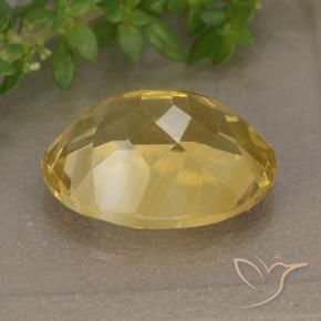 Citrino Dorato medio naturale da 5.95 ct, Ovale, VVS-VS