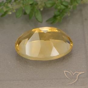 Citrino Arancio Dorato Profondo naturale da 5.78 ct, Ovale, VVS-VS