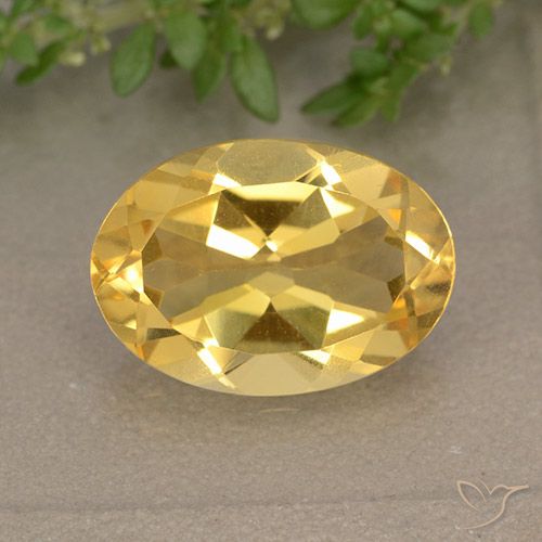 4.97ct Naturale Oro medio Citrino, Ovale, VVS-VS