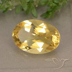 Citrino Oro medio naturale da 4.97 ct, Ovale, VVS-VS