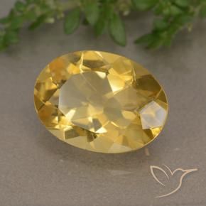 Citrino Dorato medio naturale da 4.87 ct, Ovale, VVS-VS