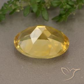Citrino Arancio dorato naturale da 5.74 ct, Ovale, VVS-VS