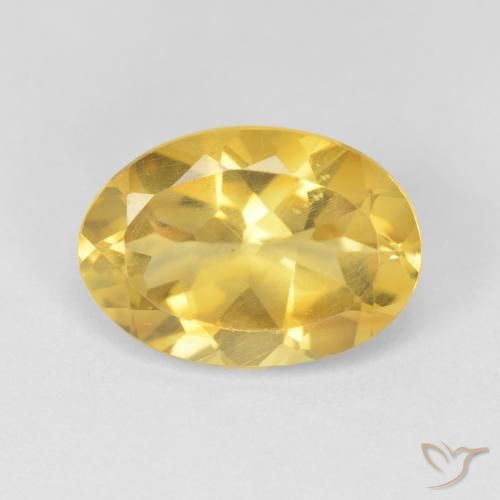 5.09ct Naturale Arancio dorato Citrino, Ovale, VVS-VS