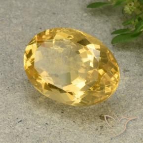 Citrino Dorato medio naturale da 5.93 ct, Ovale, VVS-VS