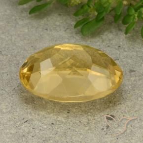Citrino Dorato medio naturale da 5.93 ct, Ovale, VVS-VS