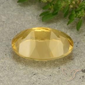 Citrino Dorato medio naturale da 5.43 ct, Ovale, VVS-VS