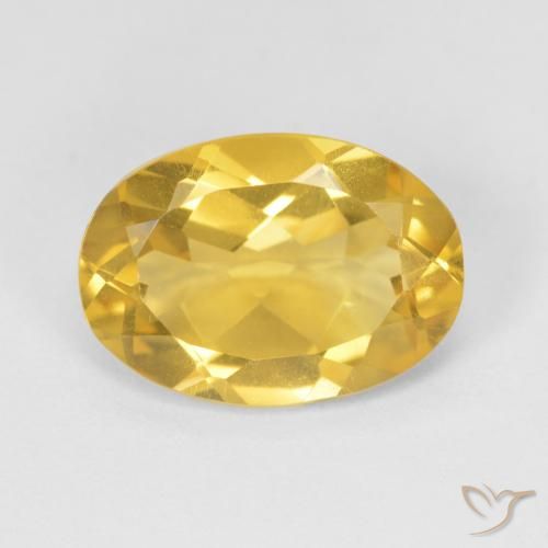 4.82ct Naturale Oro medio Citrino, Ovale, VVS-VS