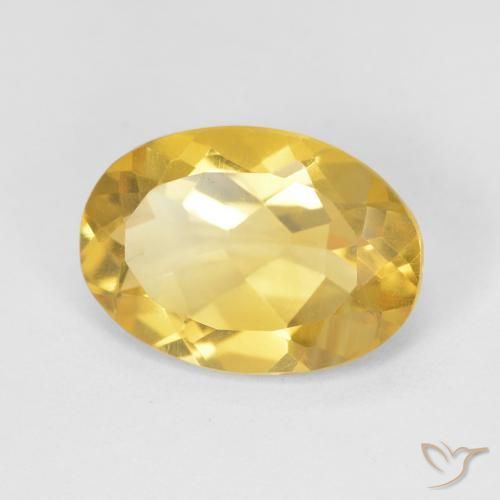Citrino Oro medio naturale da 4.82 ct, Ovale, VVS-VS