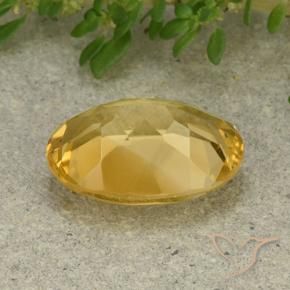 Citrino Dorato medio naturale da 5.32 ct, Ovale, VVS-VS