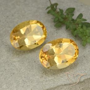 Gemme di Citrino Arancio dorato naturale da 11.26 ct, Ovale, VVS-VS