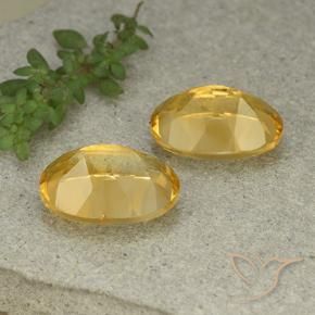 Gemme di Citrino Arancio dorato naturale da 11.26 ct, Ovale, VVS-VS