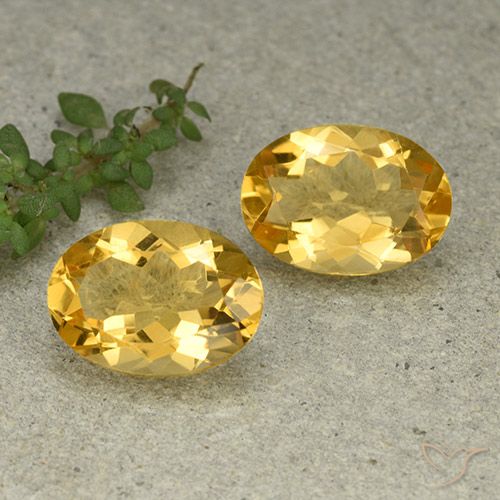 10.02ctw Naturale Arancio dorato Citrino, Ovale, VVS-VS