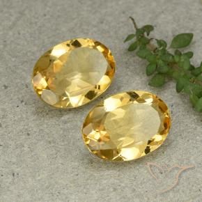 Gemme di Citrino Arancio dorato naturale da 8.68 ct, Ovale, VVS-VS