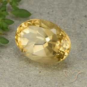 Citrino Dorato medio naturale da 6.14 ct, Ovale, VVS-VS