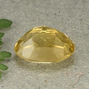 Citrino Dorato medio naturale da 6.14 ct, Ovale, VVS-VS
