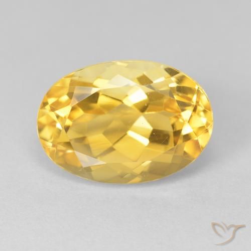 6.84ct Naturale Oro medio Citrino, Ovale, VVS-VS