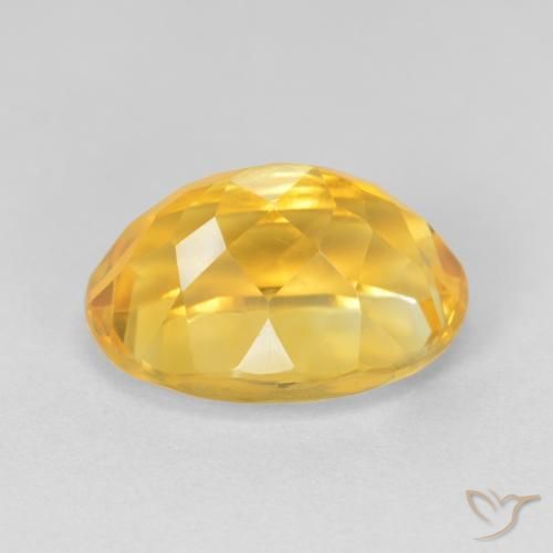 Citrino Oro medio naturale da 6.84 ct, Ovale, VVS-VS