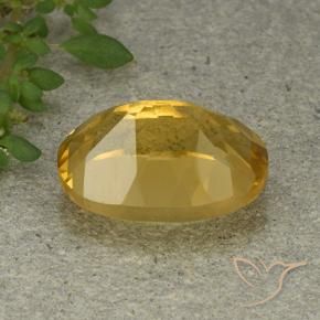 Citrino Dorato naturale da 6.19 ct, Ovale, VVS