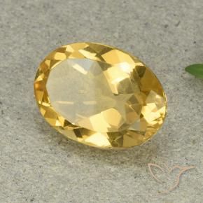 Citrino Arancio dorato naturale da 4.79 ct, Ovale, VVS-VS